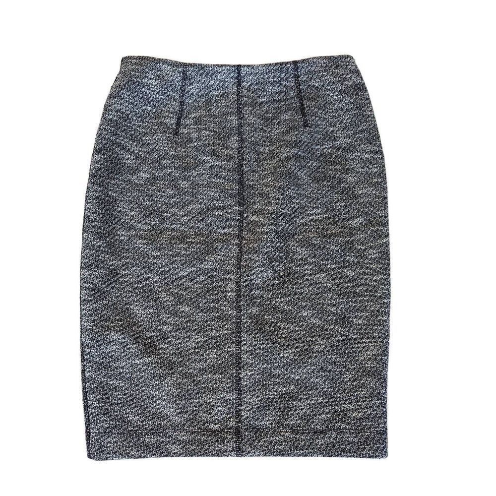 Ann Taylor Women's Size 4 Black and White Blend Pencil Skirt